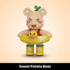 Ted Bricks Miniatur-Bären aus Bausteinen zum Zusammenbauen (über 3000 Teile)