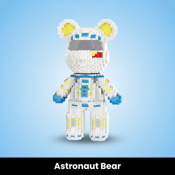 Ted Bricks Miniatur-Bären aus Bausteinen zum Zusammenbauen (über 3000 Teile)