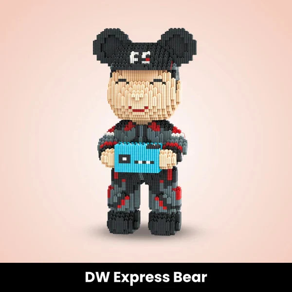 Ted Bricks Miniatur-Bären aus Bausteinen zum Zusammenbauen (über 3000 Teile)