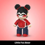 Ted Bricks Miniatur-Bären aus Bausteinen zum Zusammenbauen (über 3000 Teile)