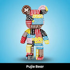 Ted Bricks Riesenbär aus Bausteinen (über 5.000 Teile)