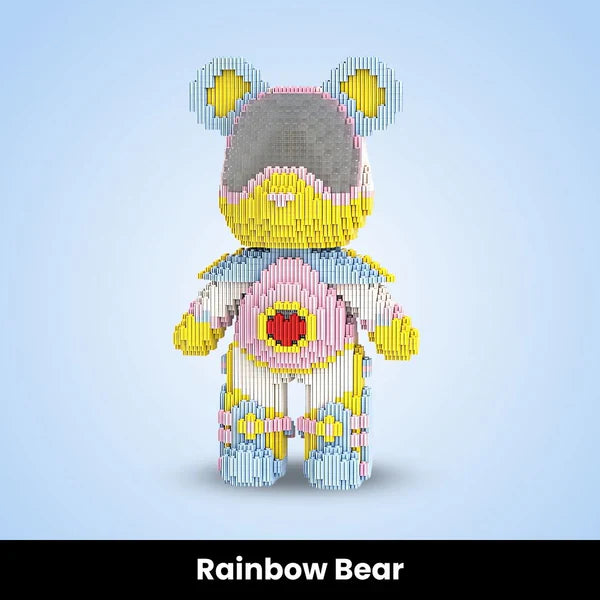 Ted Bricks Miniatur-Bären aus Bausteinen zum Zusammenbauen (über 3000 Teile)